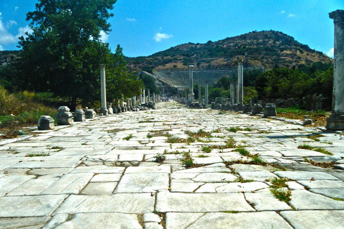 Ephesus sightseeing tours Arcadian street general